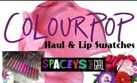 Colourpop Haul - Liquid lipsticks, tie dye, Metamorphosis & more