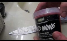 How i cut and use Lush shower jellies