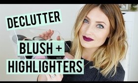 Blush/Highlighter Collection + Declutter | Kendra Atkins