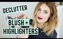 Blush/Highlighter Collection + Declutter | Kendra Atkins