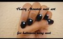 Easy Hairy Monster nail art tutorial for Halloween - Ep 112 - by LifeThoughtsCamera