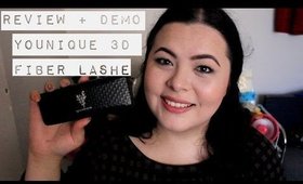 REVIEW + DEMO :- Younique 3D Fiber Lashes mascara