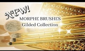 MORPHE BRUSHES New Gilded Collection Gold Makeup Brushes