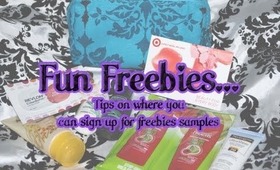 Honey's Fun Freebies - Tips on where you can sign up for freebie samples!