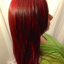 red hair I colored today :)