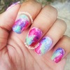 water color nails 
