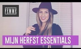 Mijn herfst essentials - FEMME