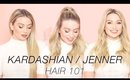 Kardashian/Jenner Hair 101   |   Milk + Blush Hair Extensions