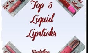 My Top 5 Liquid Lipsticks Collab