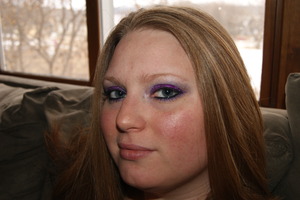 My Vday look, just another excuse to wear glitter! 
