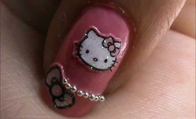 hello kitty nail art Easy nail designs for beginners how to design nails with nail polish