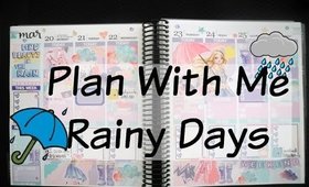 Plan With Me: Rainy Days Ft Glam Planner