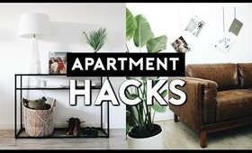 SMALL APARTMENT HACKS AND INTERIOR DESIGN TIPS | Nastazsa