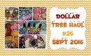 Dollar Tree Haul | #26 Sept 2016 | PrettyThingsRock