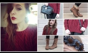 Red Wine: Outfit & Makeup of The Day