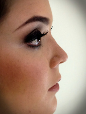 I love smoky eyes, strong, deep at first then faded away eyeshadow, so classy!