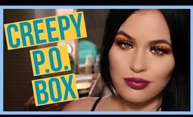 CREEPY PACKAGE FROM MY STALKER ?! PO BOX UNBOXING