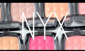 NYX Powder Blush Swatches 11 colors