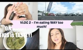 VLOG 2: Get ready with me & I'm eating way too much |RajiOsahn