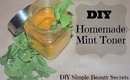DIY Natural homemade Mint toner for Healthy & Beautiful skin