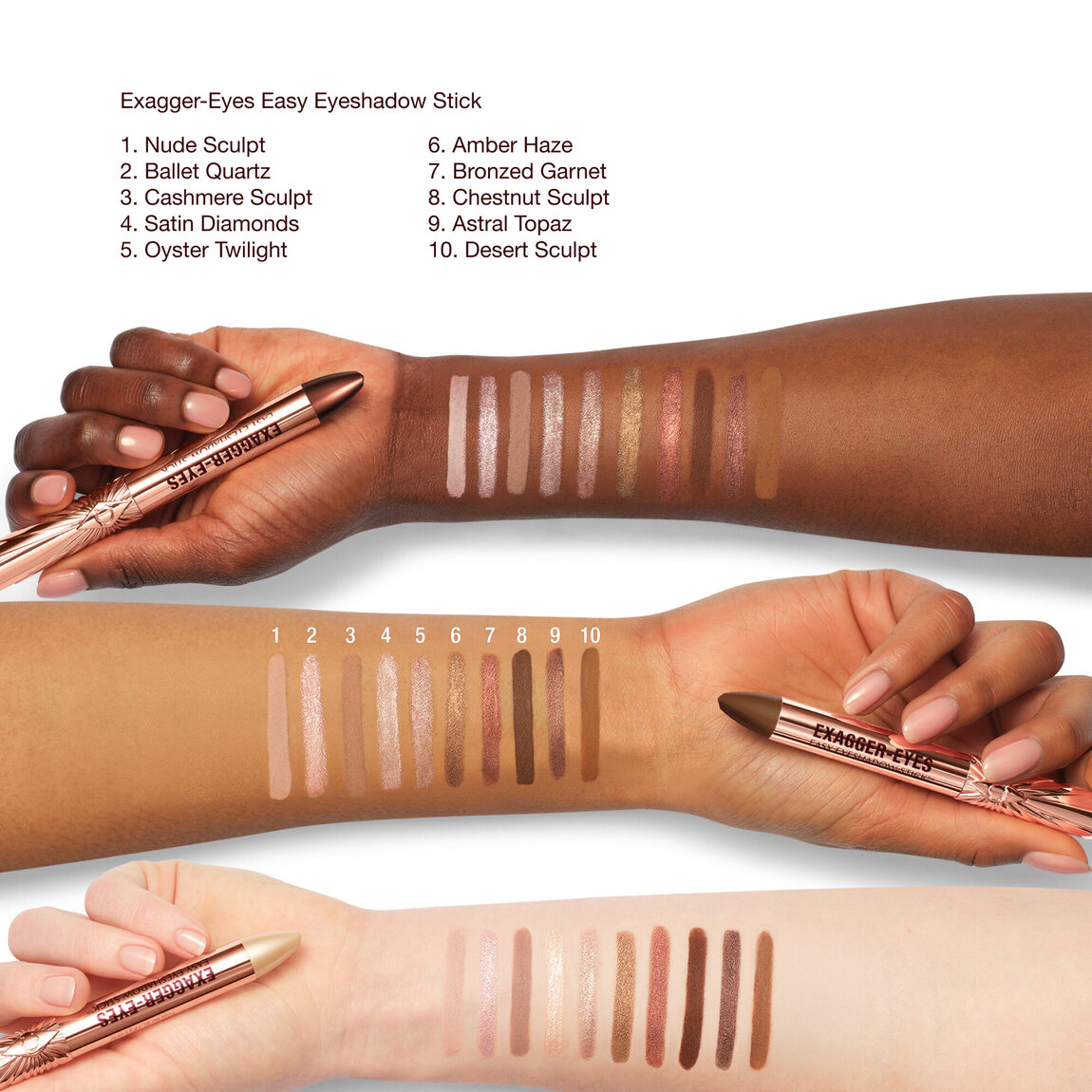 Charlotte Tilbury Exagger-Eyes Waterproof Eyeshadow Stick Bronzed