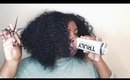 GETTING DRUNK AND CUTTING MY CURLY HAIR | Cutting My 3c Natural Hair