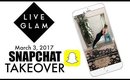 LIVE GLAM CO SNAPCHAT TAKEOVER | JessicaFitBeauty