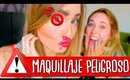 Maquillaje CON LOS OJOS TAPADOS ft. Katie Angel | Kika Nieto