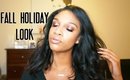 Fall Holiday Makeup Look (Get Ready With Me) | Adriana C