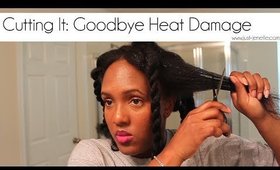 Cutting It, Goodbye Heat Damage | Natural Hair