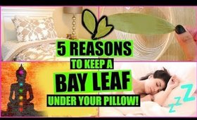 5 REASONS TO SLEEP WITH A BAY LEAF UNDER YOUR PILLOW! │ MANIFEST WISHES WITH BAY LEAVES