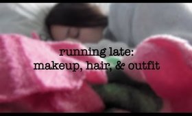 Running Late: Hair, Makeup, & Outfit | JennaNicole22xo