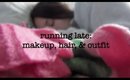 Running Late: Hair, Makeup, & Outfit | JennaNicole22xo