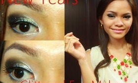 New Year : Glittered Eye Makeup! (2013)