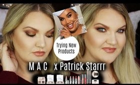 TRYING NEW MAKEUP | MAC X PATRICK STARRR + BECCA