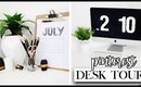 Desk Tour - Stationery & Decor Organisation / Pinterest Inspired