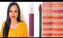 Maybelline Matte Ink Liquid Lipstick Review & Swatches | Tamil Review |