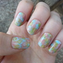 watercolor nails