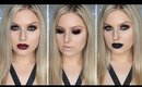 Gothic Inspired Dramatic Makeup! ♡ Nude, Ombré & Black Lips!
