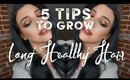 Five Tips On Growing Long Healthy Hair | QuinnFace