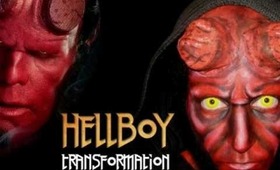 Delilahween Series - Hellboy makeup