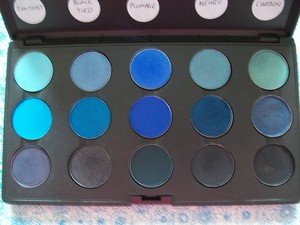 Blue & Black MAC Palette