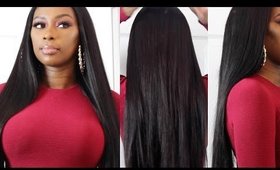 Straight Hair Routine