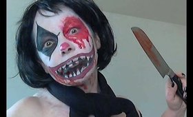 Evil Clown Make Up Tutorial