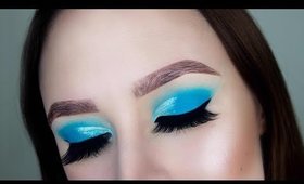 Icy Blue Makeup Tutorial / Holiday Makeup Tutorial / 12 Days of Christmas Day 4