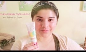 ~ Minimal Coverage Natural Makeup w/ Urban Decay BB cream and Physicians Formula Super + CC Cream ~