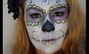 Aquatic Dia de Los Muertos Sugar Skull