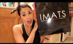 IMATS HAUL!  Velour Lashes, Gorgeous Cosmetics, Sigma, Crown & more! Pasadena 2012