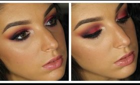 How To Wear Red Eyeshadow | Makeup Tutorial ♥