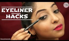 EASY Eyeliner HACKS for BEGINNERS in Makeup | 6 Quick Hacks